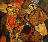 Agony _The Death Struggle by Egon Schiele